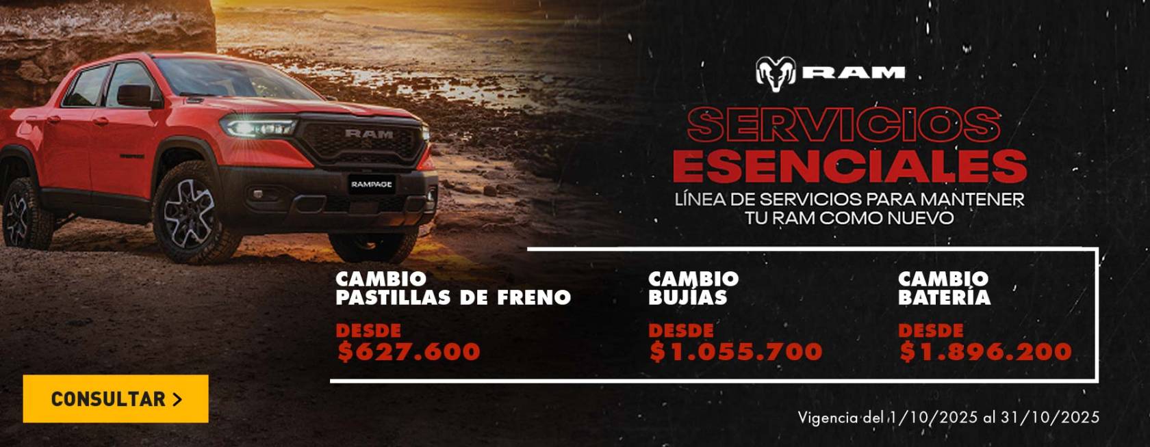 Promos servicio ram 
