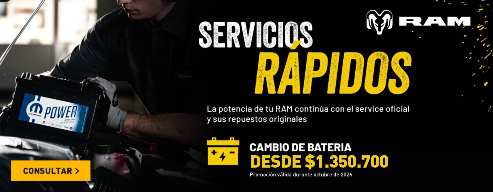 Promos servicio RAM beterias