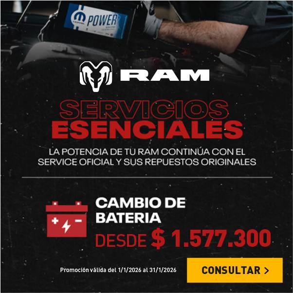 Promos Servico RAM en baterias