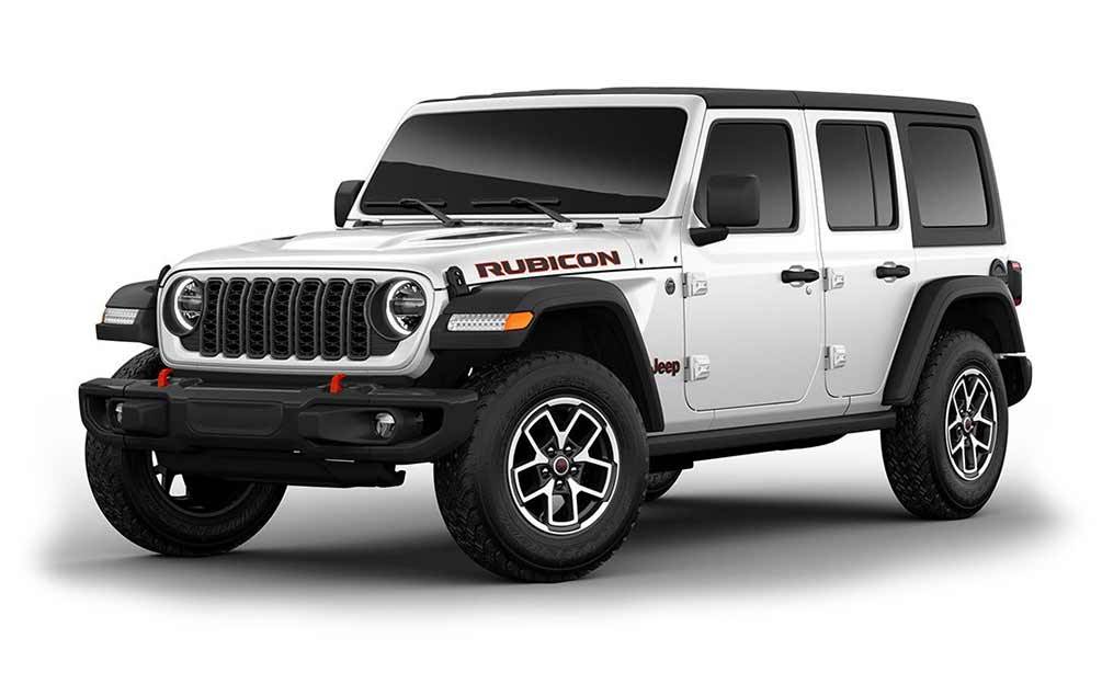 Jeep Wrangler blanca