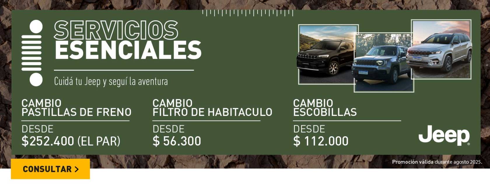 Promos servicio Jeep 
