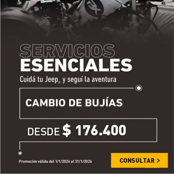 Promos Servico Jeep en bujías